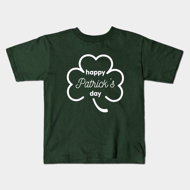 Happy St. Patrick's day Kids T-Shirt by deemleuk